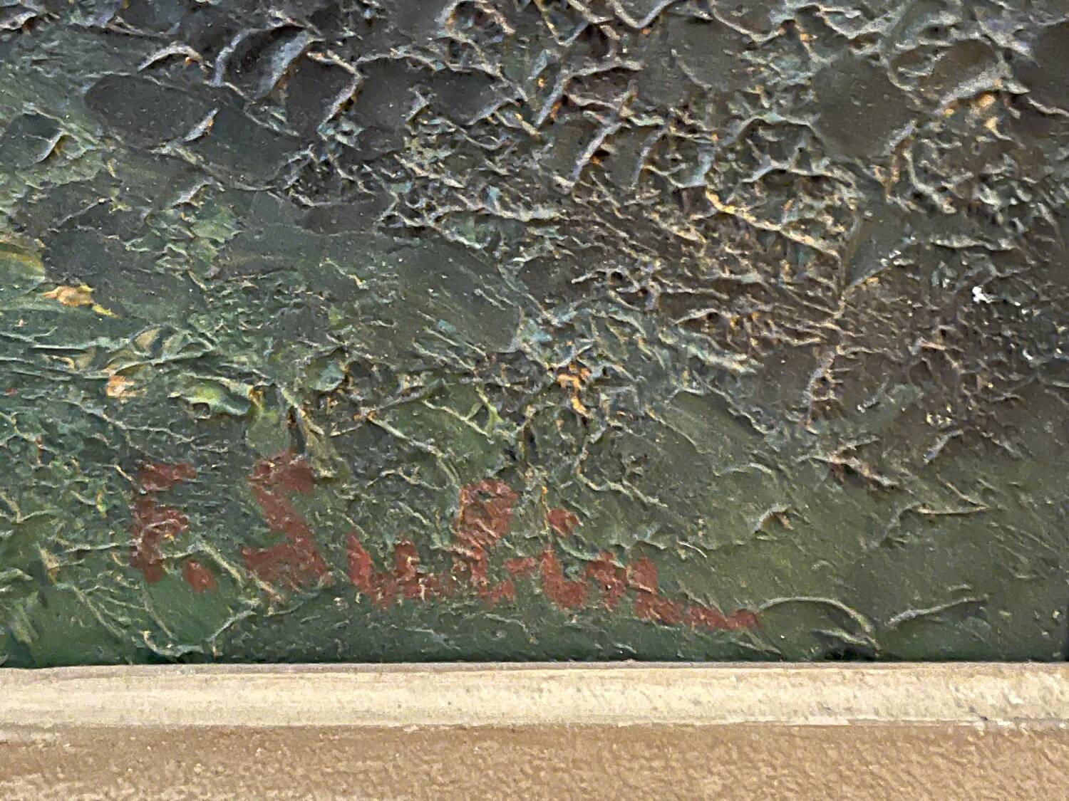 Painting: Oil on canvas - landscape