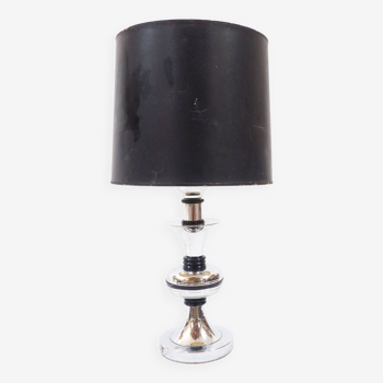 Lampe pied chromé