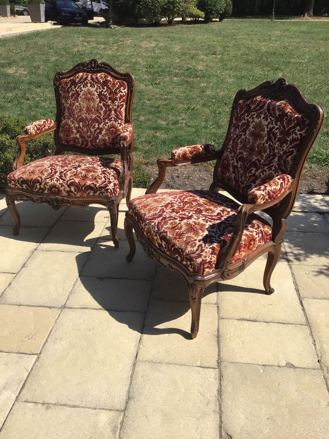 Pair of 19th century armchairs