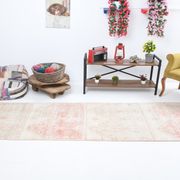 3x12 Soft Vintage Runner Rug 378x88Cm