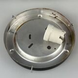 1960s 1970s Lamp Light Ceiling Flush Mount Glass German Design