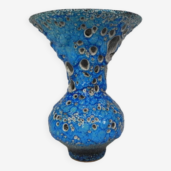 Vintage Fat Lava vase, Vallauris, 1950s