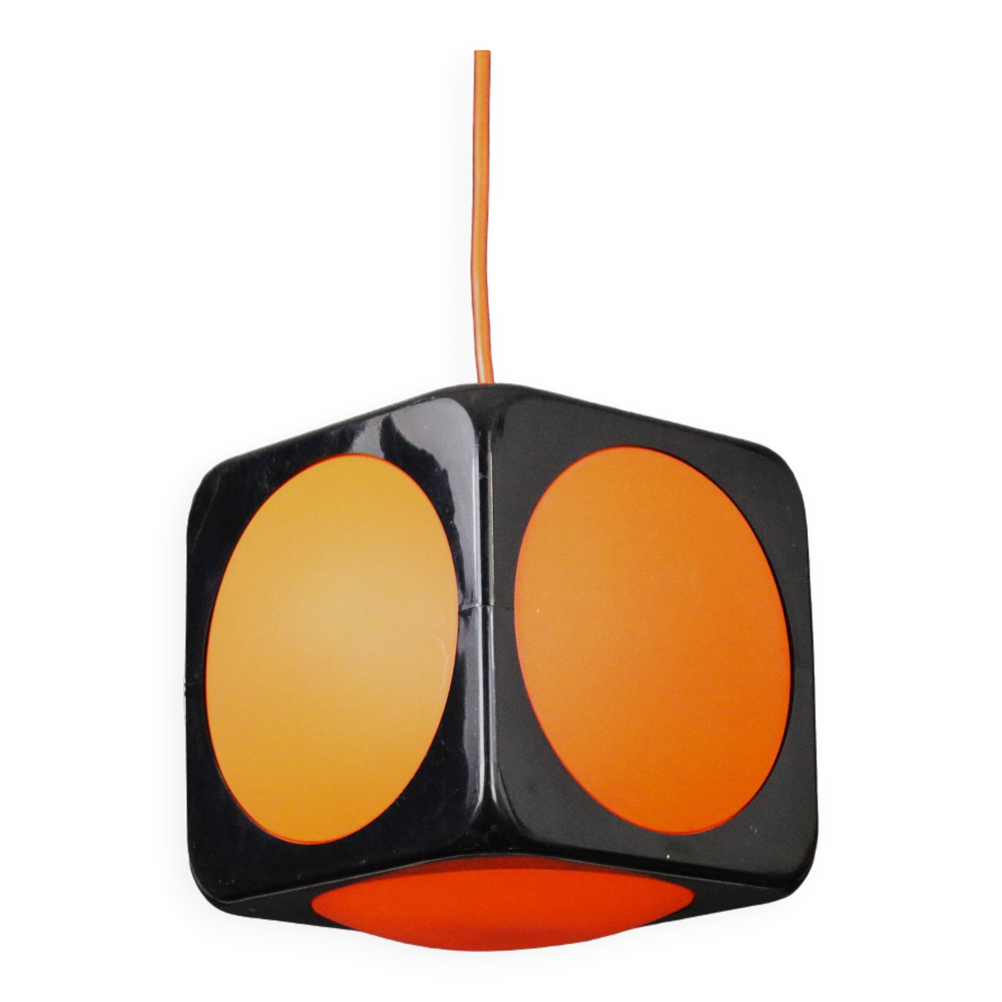 Very cool space age lamp by Uffe Gustav Schioler for Hoyrup Denmark  *** model Poker Dice 527 *** 70