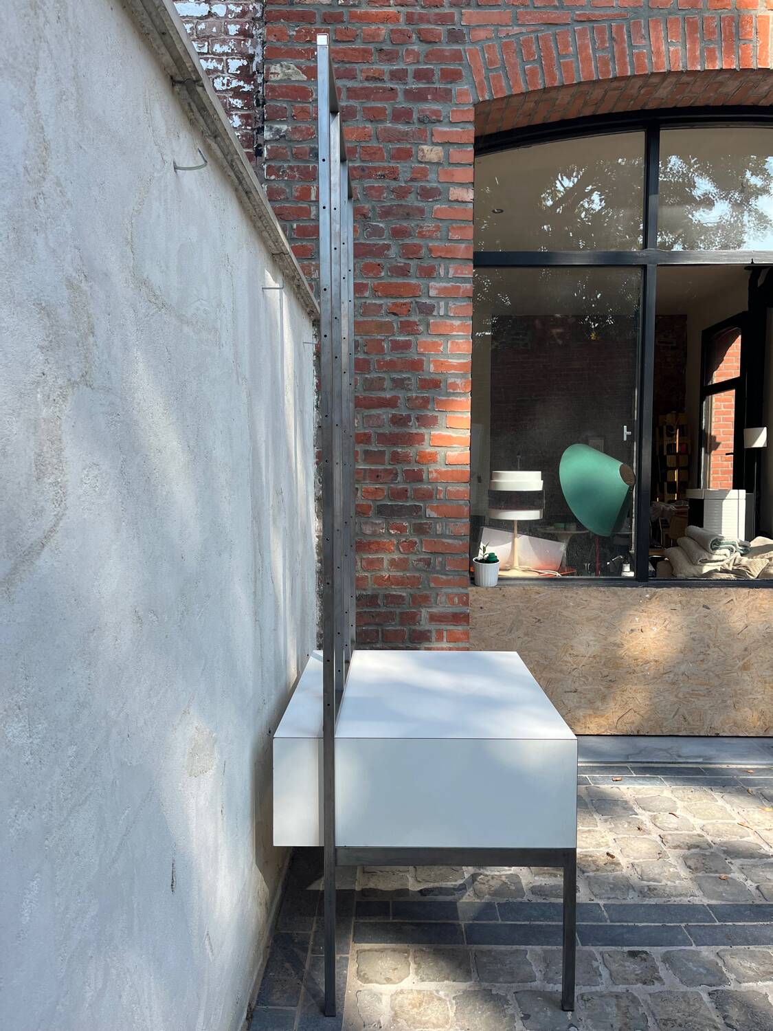 Plexiglass shelf & funky 70s