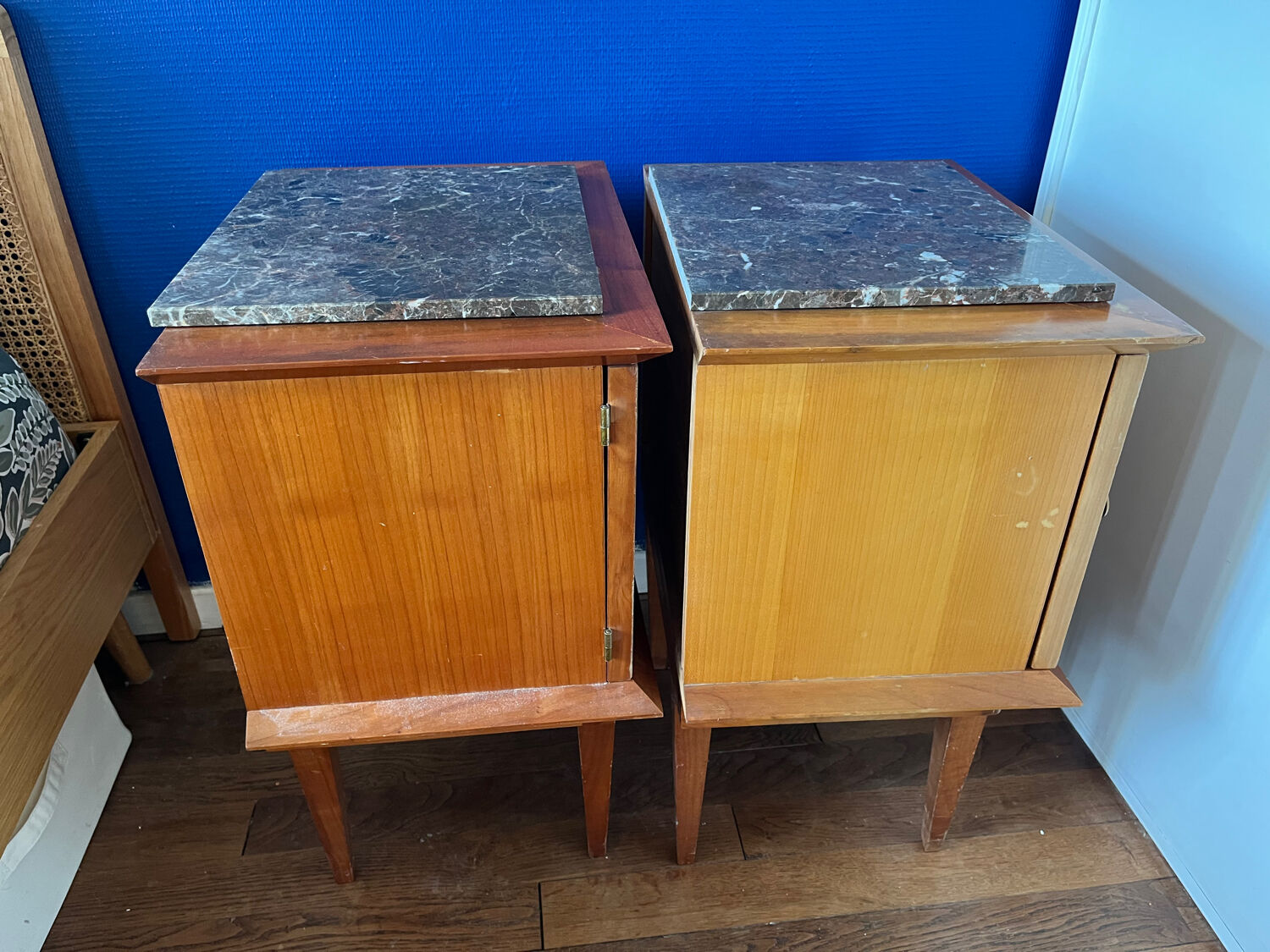Vintage bedside tables