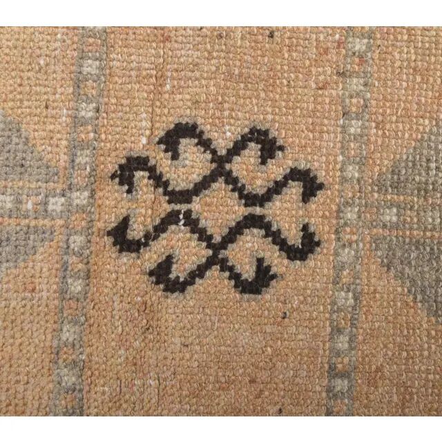 Turkish Oushak Wool Runner 85x320