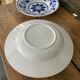 Lot of 4 blue hollow plates