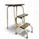 Vintage folding stool/kitchen step stool/ladder