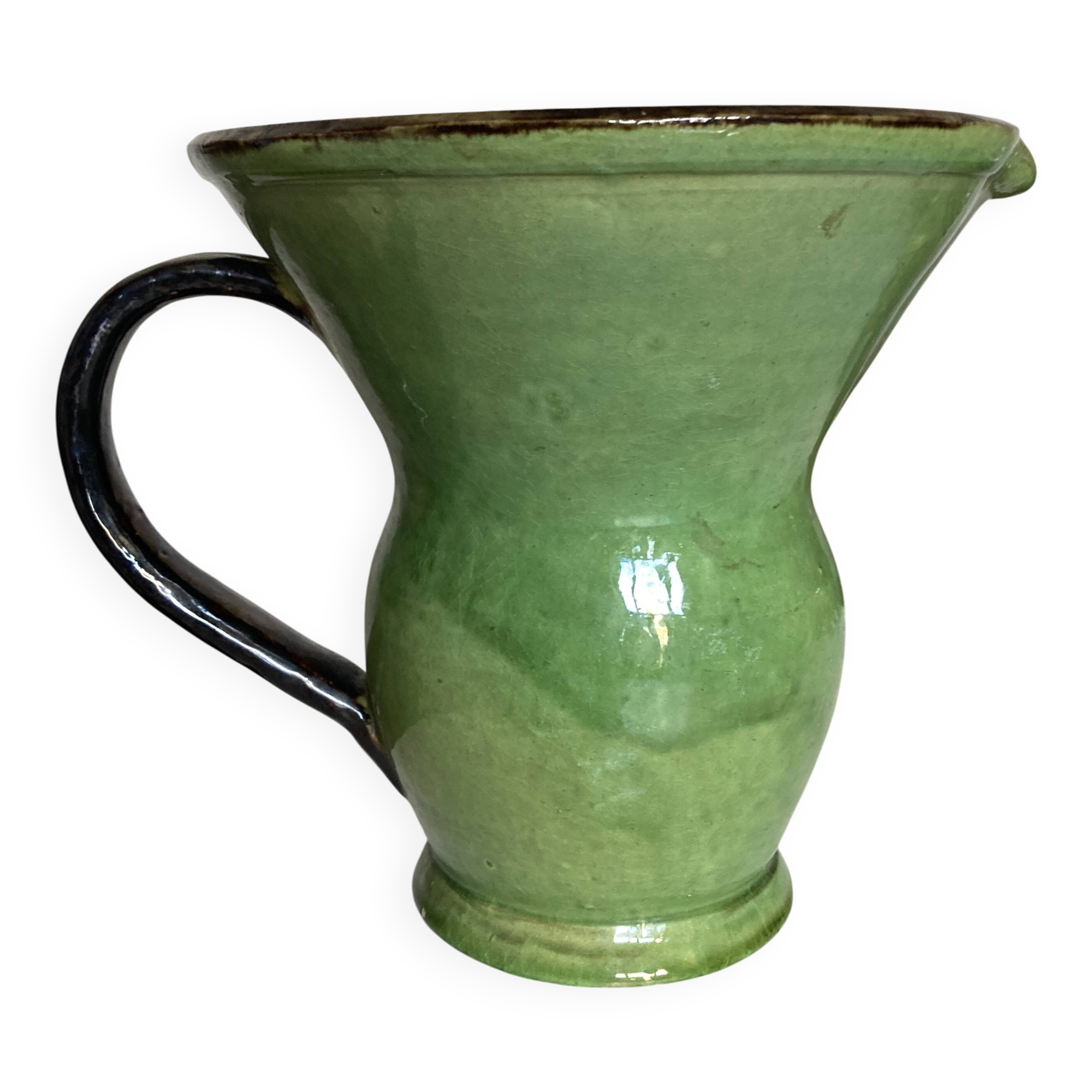 XL vase in glazed earthenware by Etienne Noel, Dieulefit 1950
