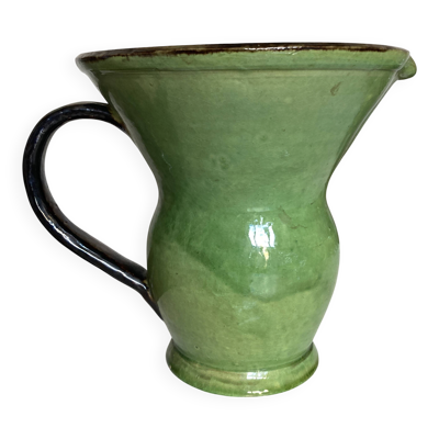 Vase XL en terre vernissée Etienne Noel à Dieulefit 1950