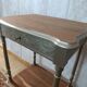 Sewing worker / Gold accent furniture