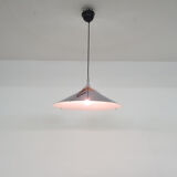 Silver and copper colored pendant light, 1970's