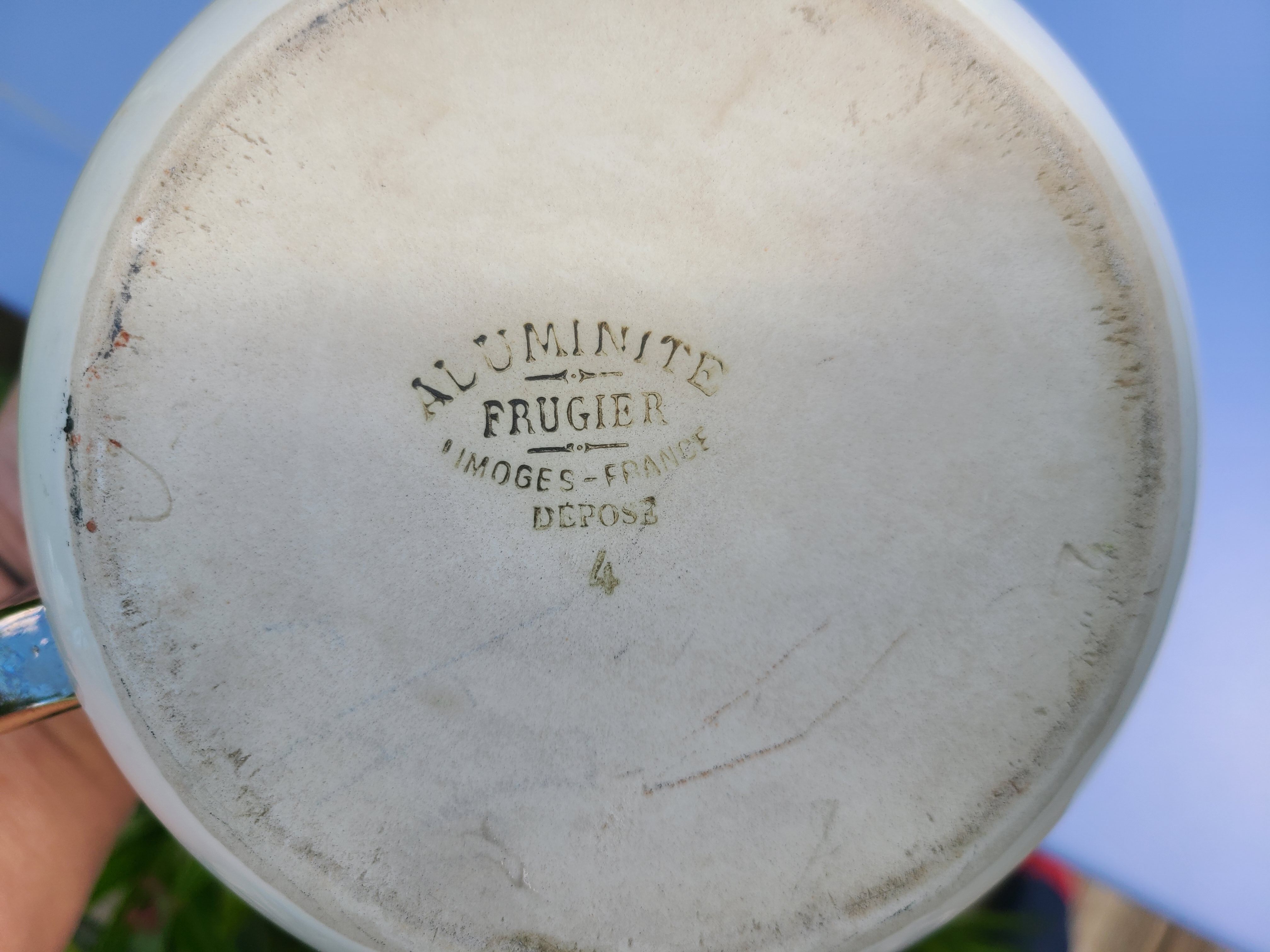 Aluminite teapot Frugier Limoges