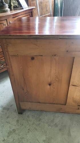 COMMODE EMPIRE 4 TIROIRS EN ACAJOU DU XIX ème SIECLE