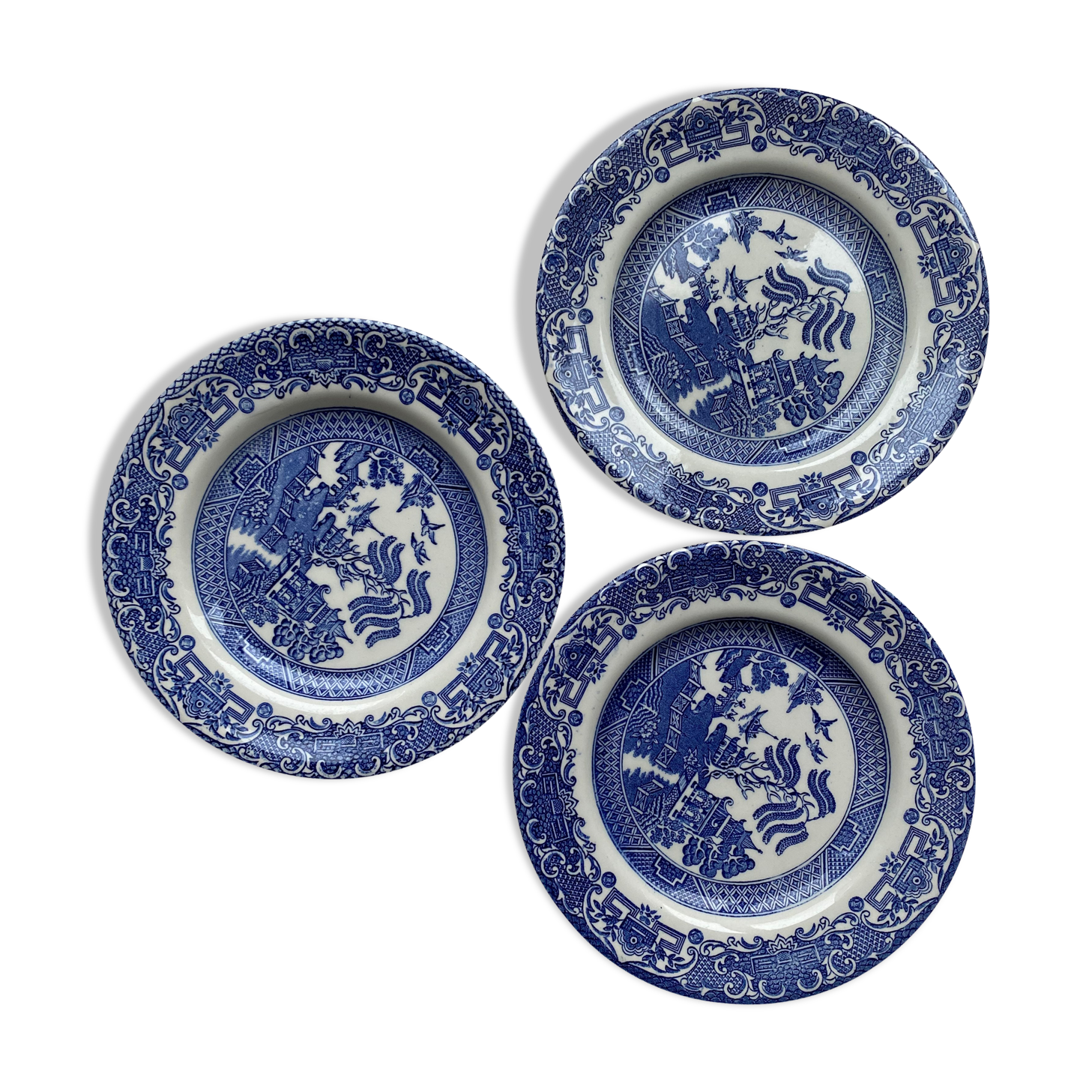 Lot de 3 assiettes à dessert