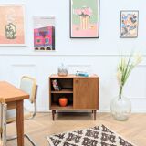Vintage sideboard with sliding doors