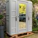Parisian art deco wardrobe solid oak 1930