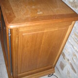 Hifi TV unit in solid blond oak