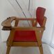 Chaise percée enfant vintage