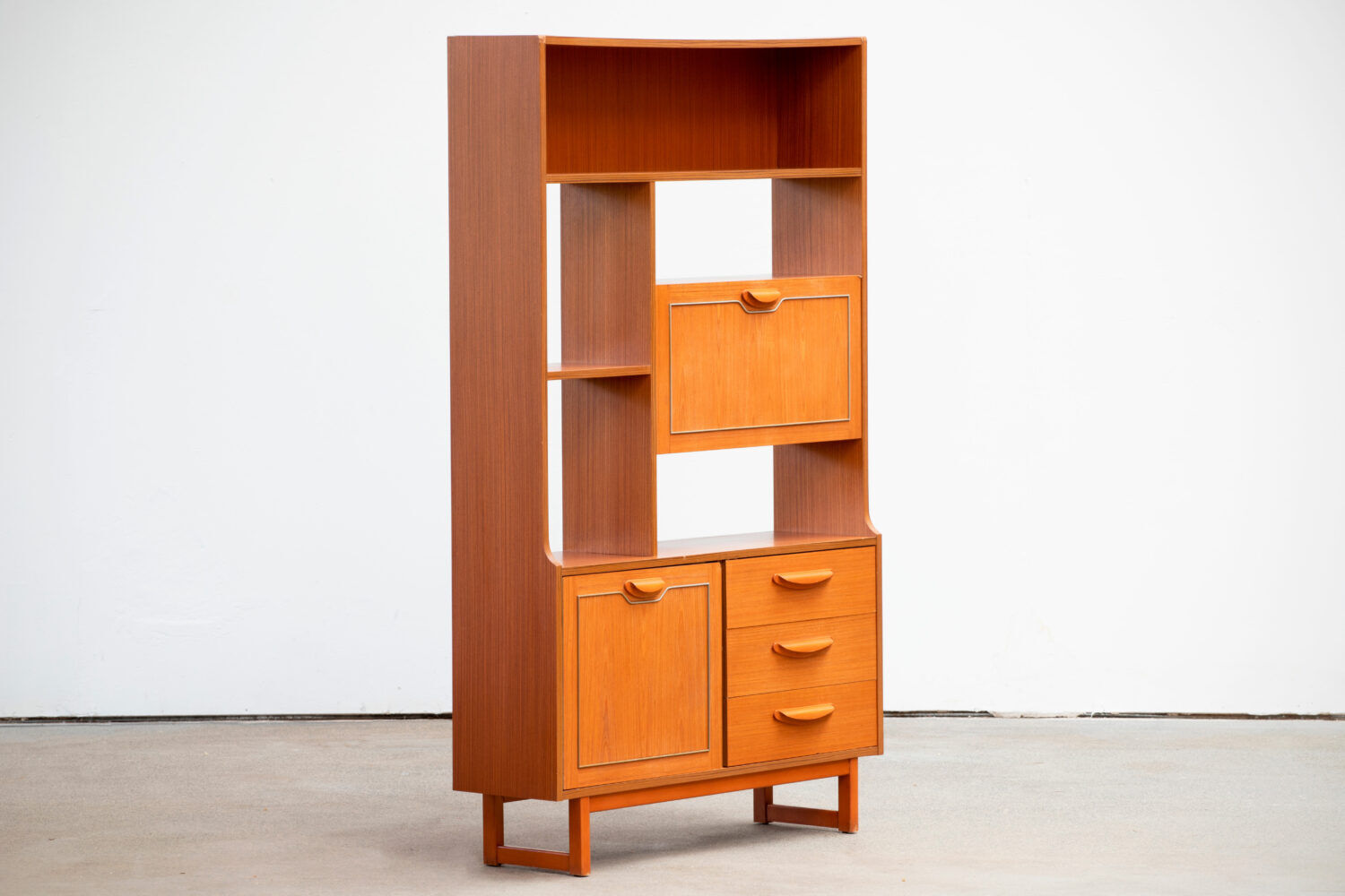 Scandinavian teak library 1960