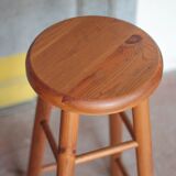 Tabouret vintage, tabouret bois , tabouret d'appoint, tabouret de bar