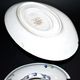 Oval sugar bowl in creil terrece montereau model barbeau blueberry 19th century