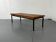 Minimalistic Mid Century Modernist Teak and Steel Coffee Table, 1960s