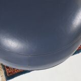 Leather pouf by Lowie Vermeersch for Durlet