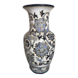 Glazed ceramic baluster vase - Late 19th century