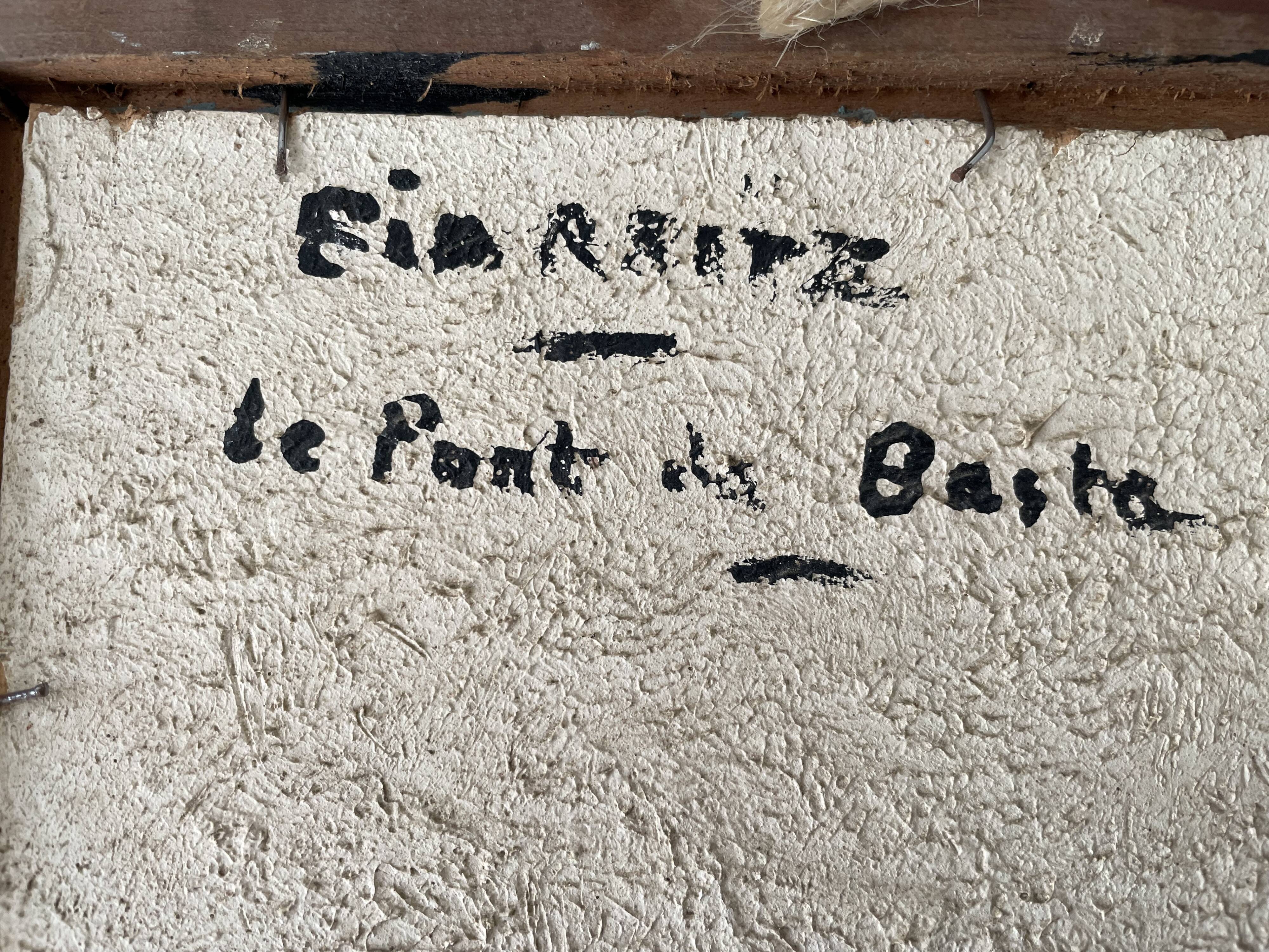 The Basta Biarritz bridge by JIVA Russian painter