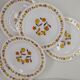 Assiettes dessert Arcopal vintage