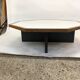 Table basse hexagonale en wengé 1960
