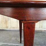 Scandinavian dining table in rosewood