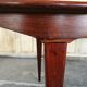 Scandinavian dining table in rosewood