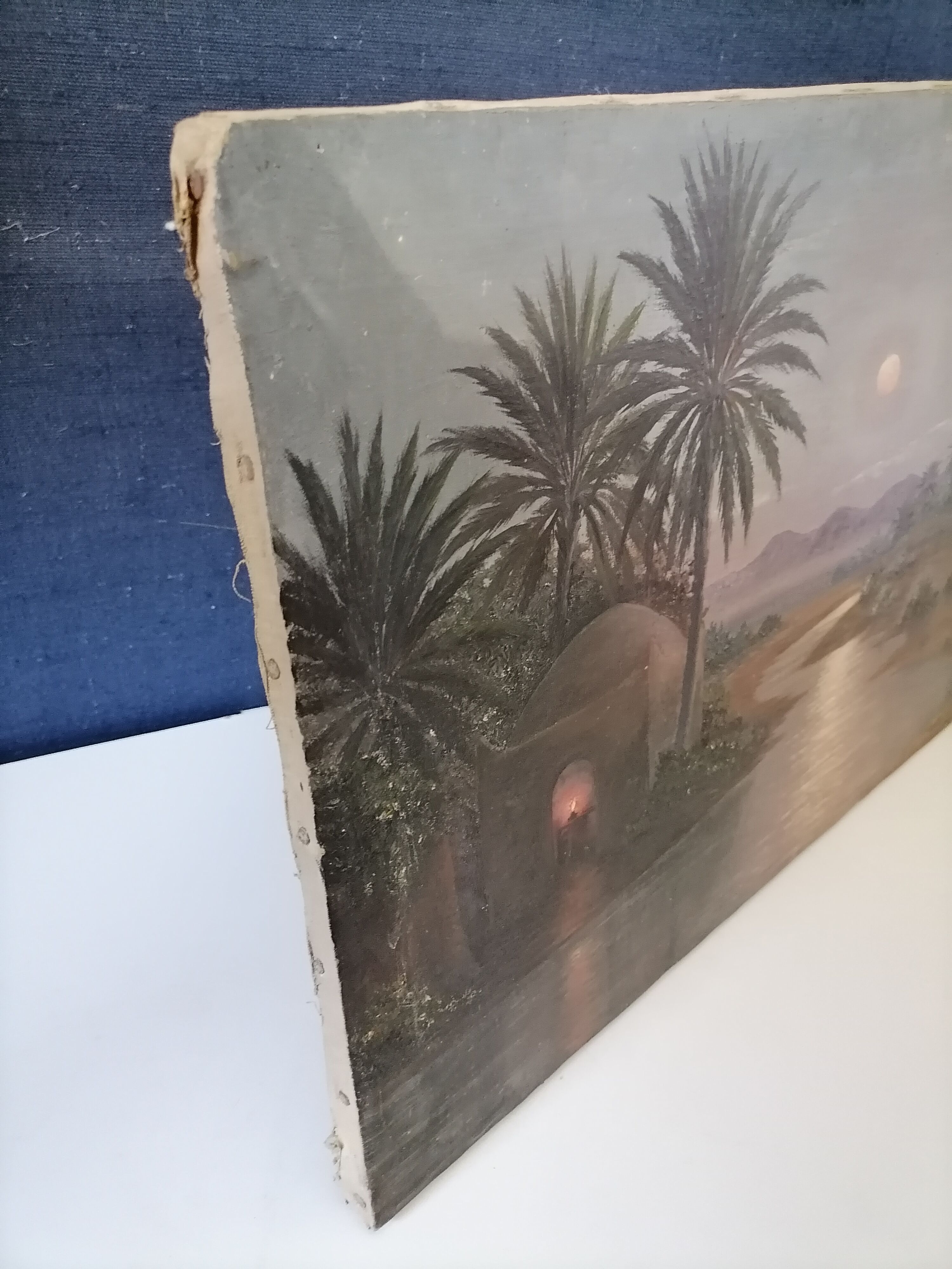 Oil on canvas Signed H. Richevillain