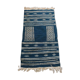 Tapis berbère kilim bleu et blanc 104 x 58 cm