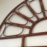 Peacock rattan headof