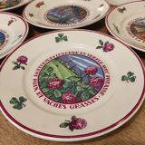 Lunéville 7 assiettes plates La potasse par Hansi