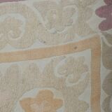 Hand knotted rug, vintage Turkish rug 101x131 cm