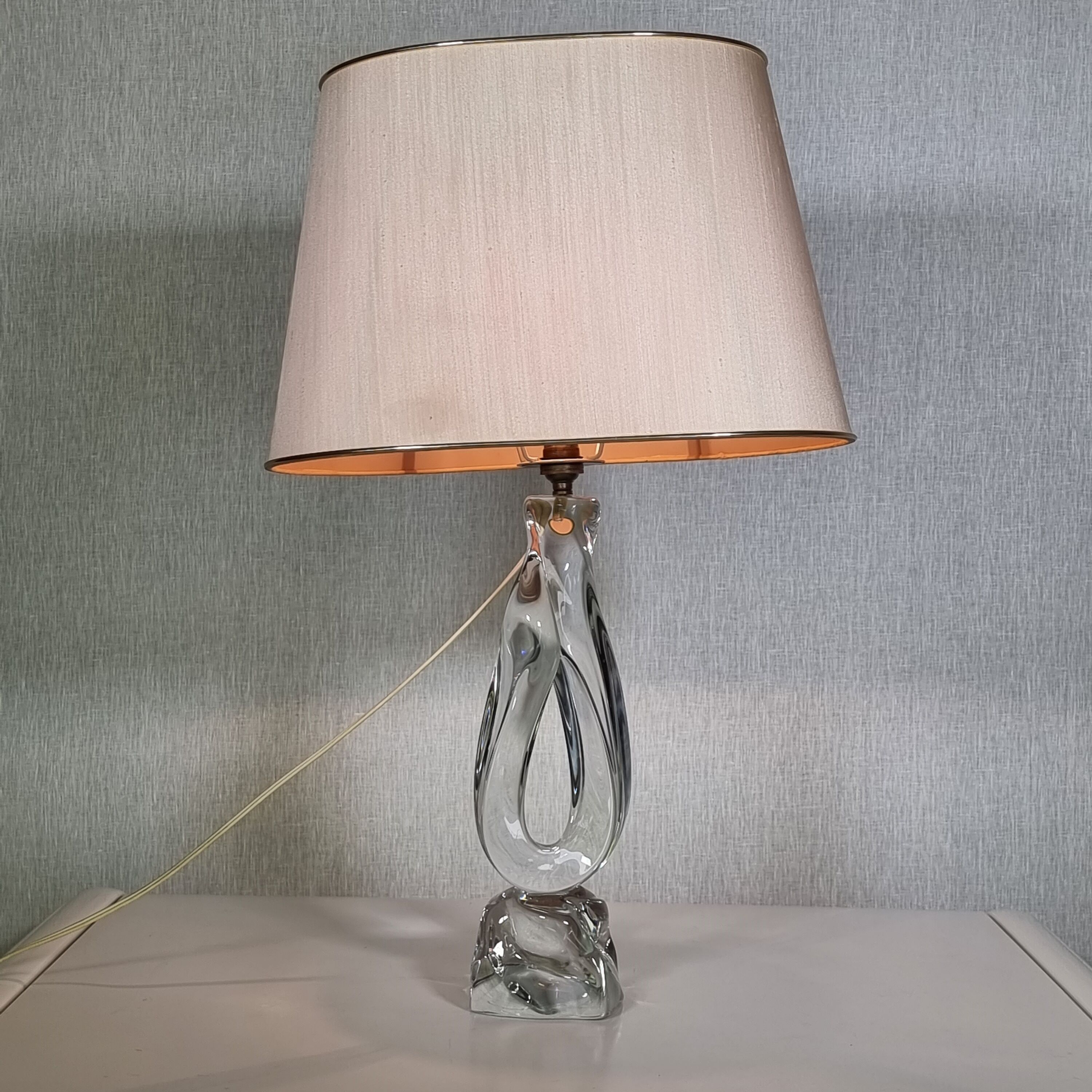 Large abstract lamp foot Daum