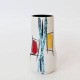 Sculptural vase Midcentury Scheurich, West Germany, 1960s