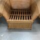 Pair of vintage rattan armchairs