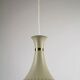 Light Grey Metal Pendant Lamp – Diabolo Shape, Scandinavia, 1960s