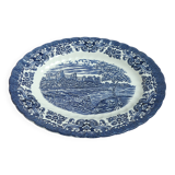 Plat ovale en porcelaine anglaise
