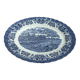 Oval English porcelain dish