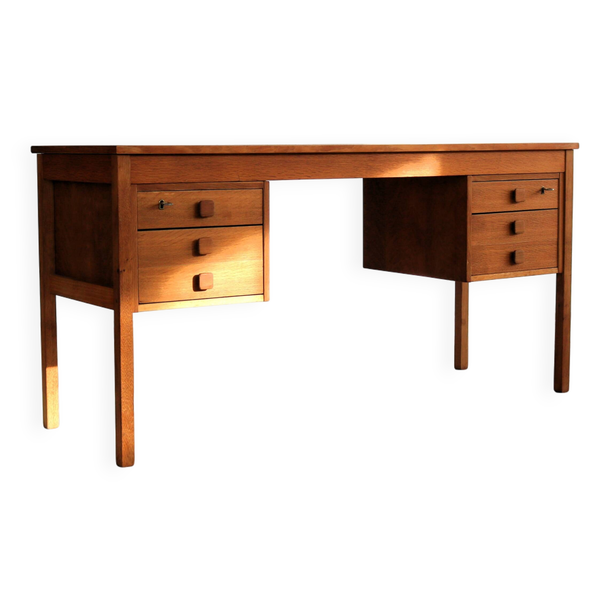 vintage desk | office | oak | 60s | danish