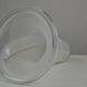 Large Glass Table Lamp by Hannelore Dreutler/Studio Åhus for Ateljé Lyktan, signed and dated 1981