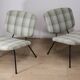 Paire de chauffeuses vintage de Pierre Paulin modèle CM190