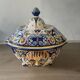 Desvres old Rouen faience plate