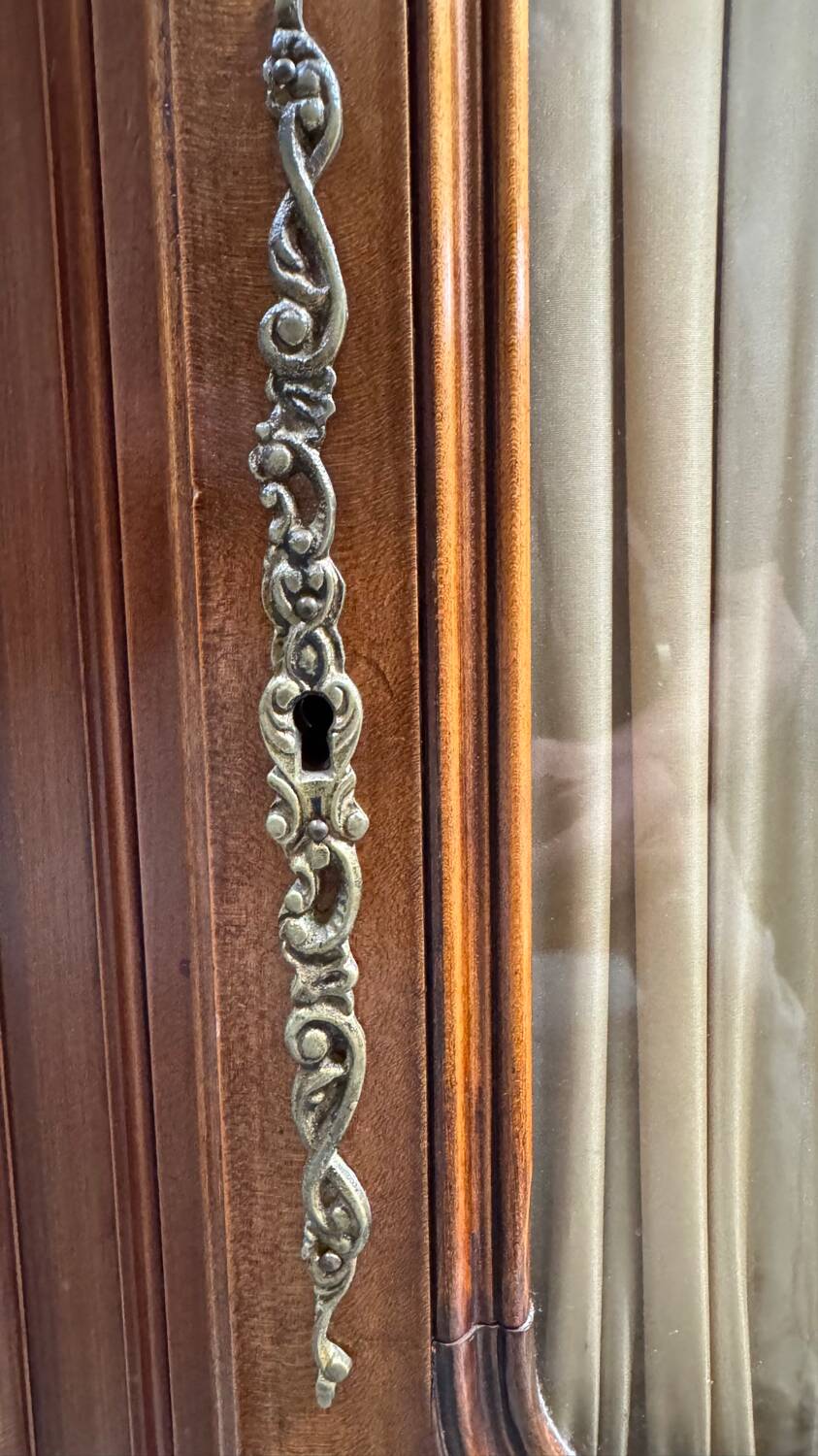 3-piece cherry wood bookcase, LXV style